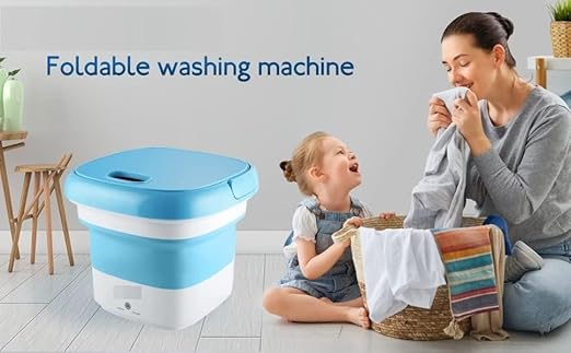 🧺 Foldable Mini Washing Machine – Compact, Powerful & Easy to Use