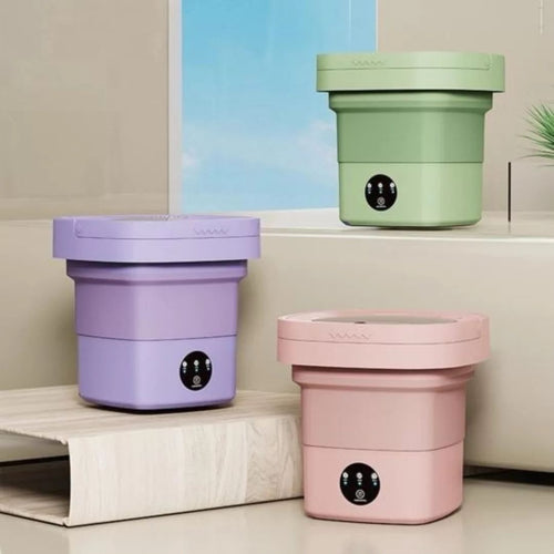 Foldable Mini Washing Machine – Portable & Space-Saving | COD Available + 6-Month Guarantee